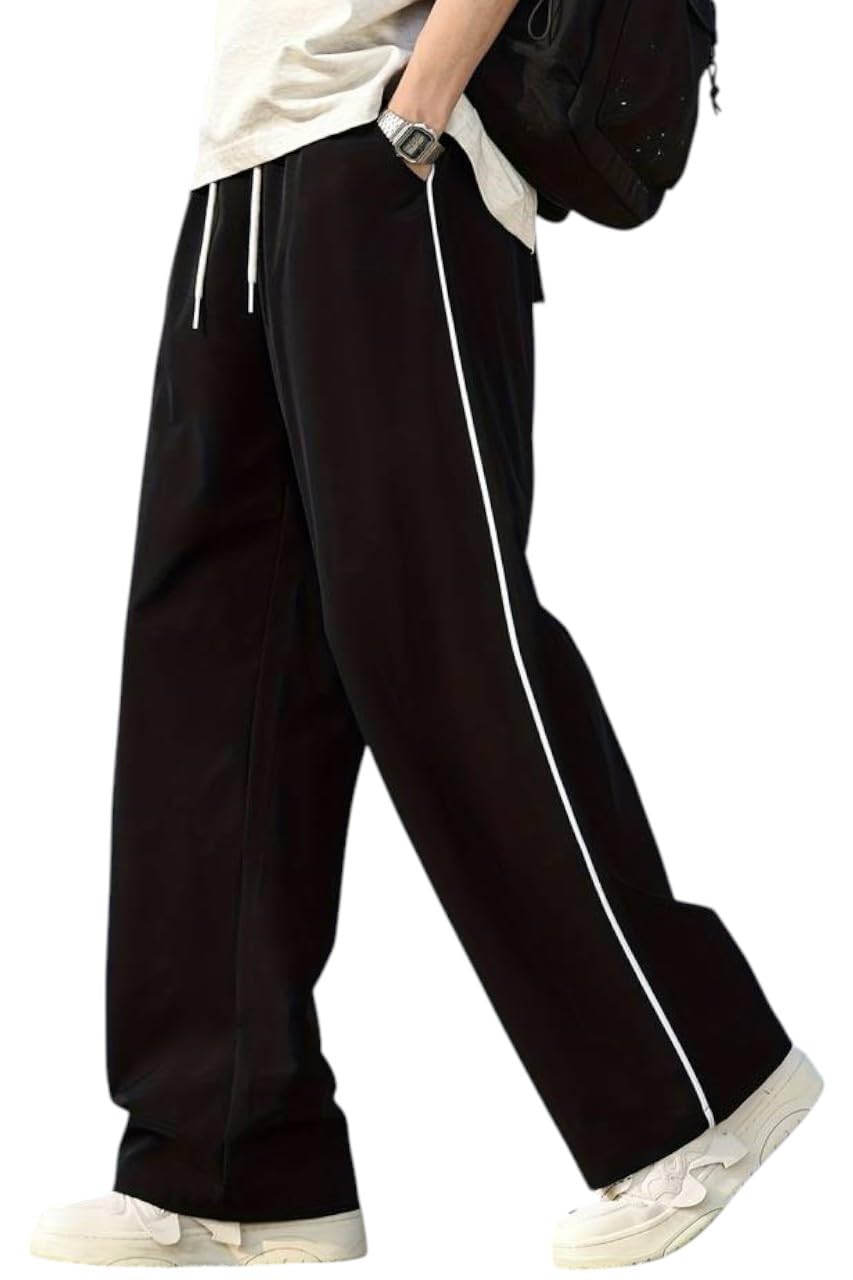 paralians Men’s Straight Fit Track Pants – Cargo Joggers Trendy with Utility Pockets for Gym, Training, Running, and Everyday Streetwear Style-picture-50