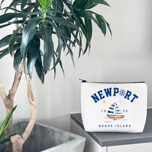 WCGXKO Vacation Rhode Island Trip Gift Port 1639 Rhode Island Makeup Bag (Port 1639 Bag)3