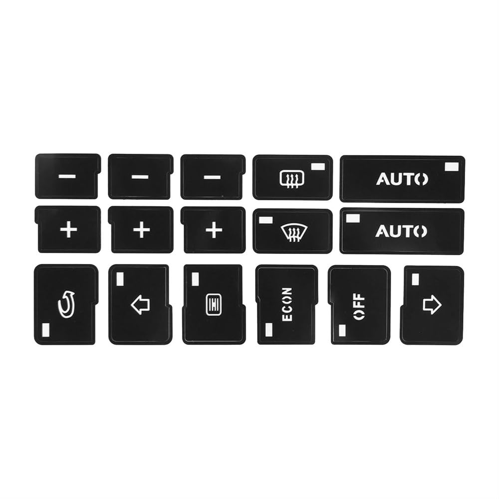 Autocollants bouton climatisation Audi A4 B6 B7 2000-2004 décorations intérieur - 6