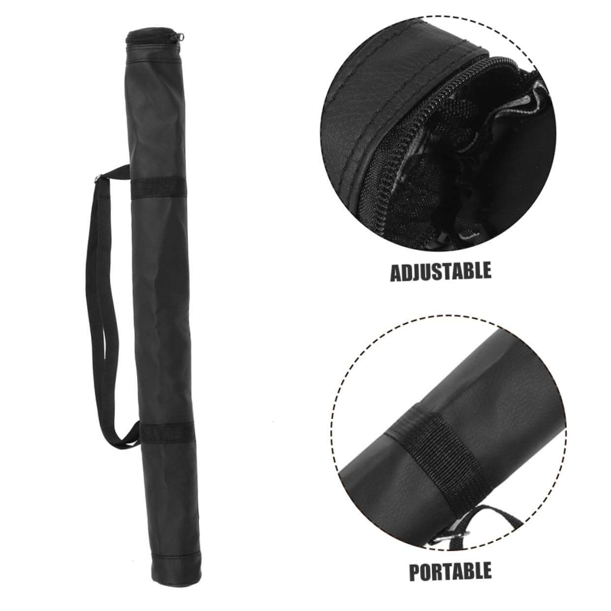 VANZACK 31 Baseball Bat Sleeve Oxford Fabric Bag Carrying Strap Golf Head Covers Softball Bat Carrier Bat Travel Bag