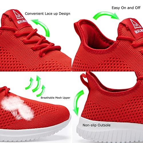 Image of VAMJAM Men's Running Shoes Ultra Lightweight Breathable Walking Shoes Non Slip Athletic Fashion Sneakers Mesh Workout Casual Sports Shoes