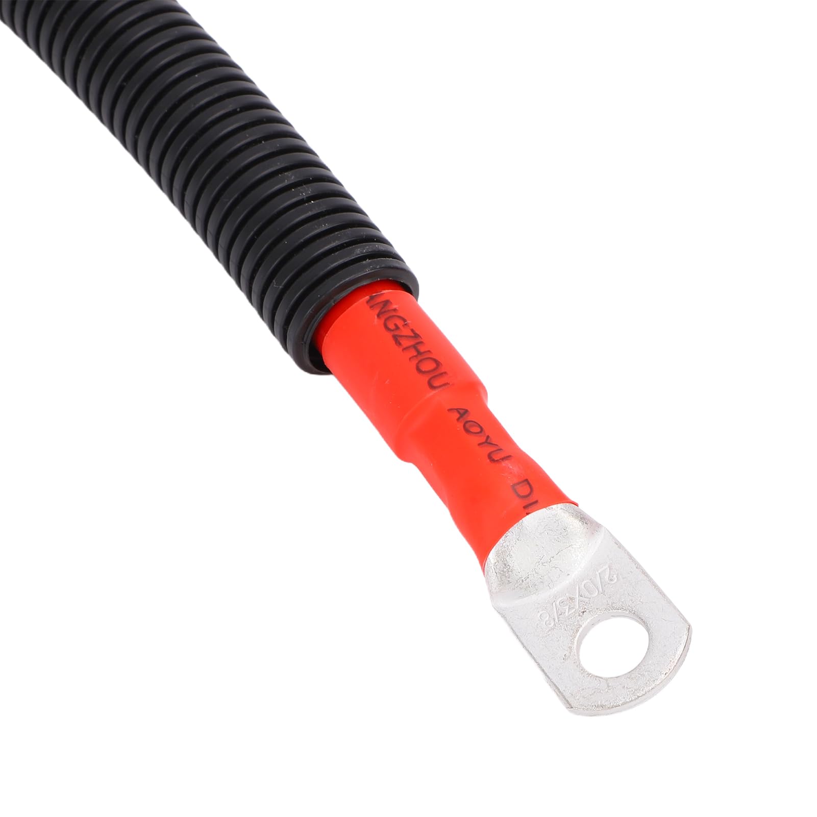 Yctze Kit Cavi Batteria Cavi di Avviamento Batteria in Rame | OEM 2C3Z14300CA Aletta da 90 gradi a montaggio diretto per 7.3L dal 1999 al 2003