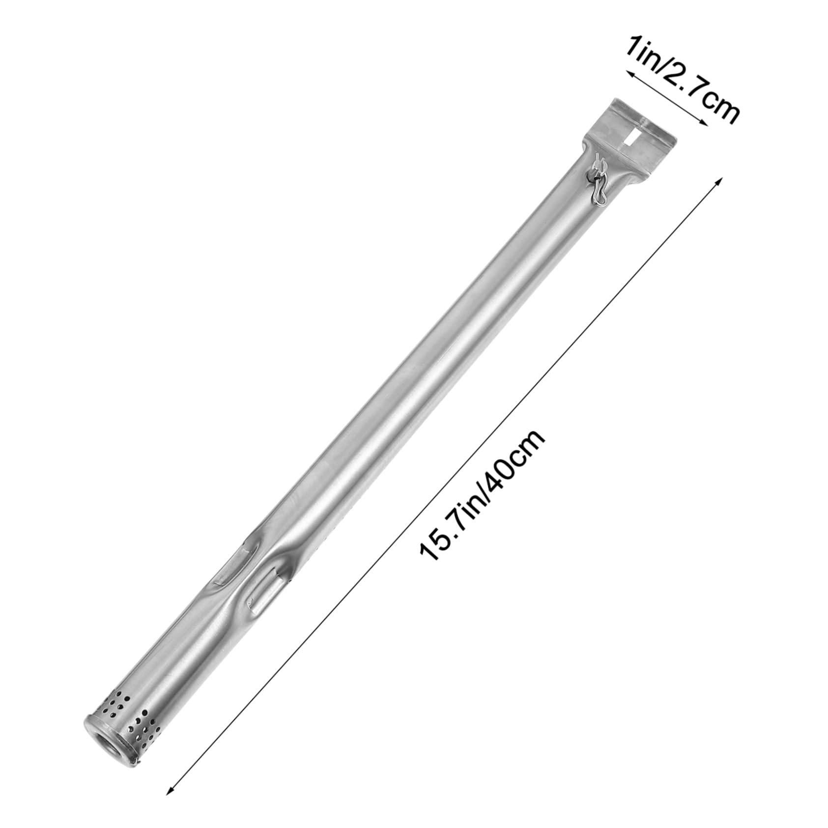 HEMOTON 4pièces Tube De Brûleur Acier Inoxydable pour Four à Gaz De Rechange pour Barbecue Résistant Chaleur