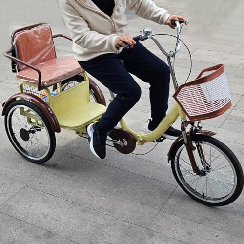 Triciclo Plegable para Adultos con Asiento Trasero miniatura 4