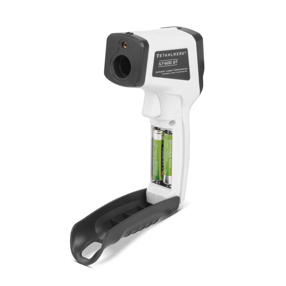 STAHLWERK Infrarot-Laser-Thermometer ILT-600 ST -50C° bis 600°C Digitales Infrarot-Temperaturmessgerät | Pyrometer | Strahlungsthermometer | Digital-Thermometer für kontaktlose Messungen