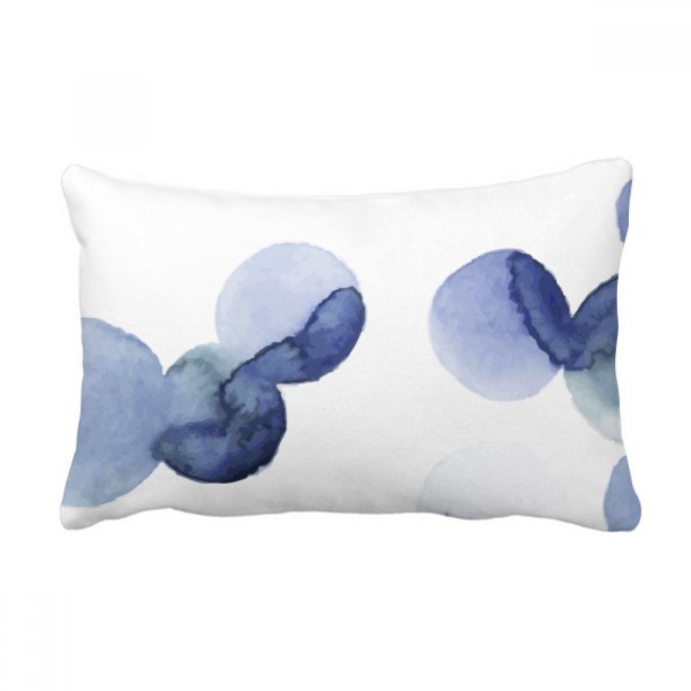 Coussin lombaire plantes jeter oreiller salon canapé décor motif art multicolore multicolor 40x60 cm