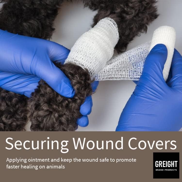 Miniatura 7 de Rollos de gasa Rollos de vendaje elástico confirmante 12 rollos envueltos individualmente Envoltura de vendaje para vestir todo tipo de heridas