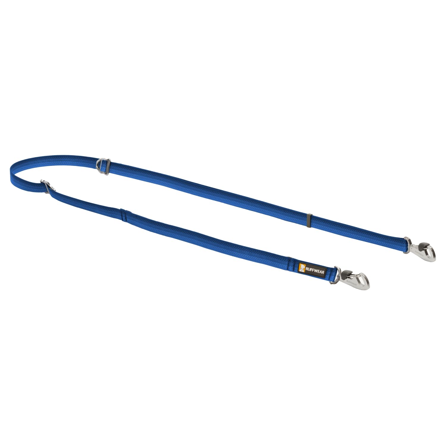 RUFFWEAR Correa para Perros de Longitud Ajustable con 2 Clips de Bloqueo, Switchbak, para Llevar en la Cintura, el Hombro o de la Mano, acoplador, con Doble Clip, Blue Pool