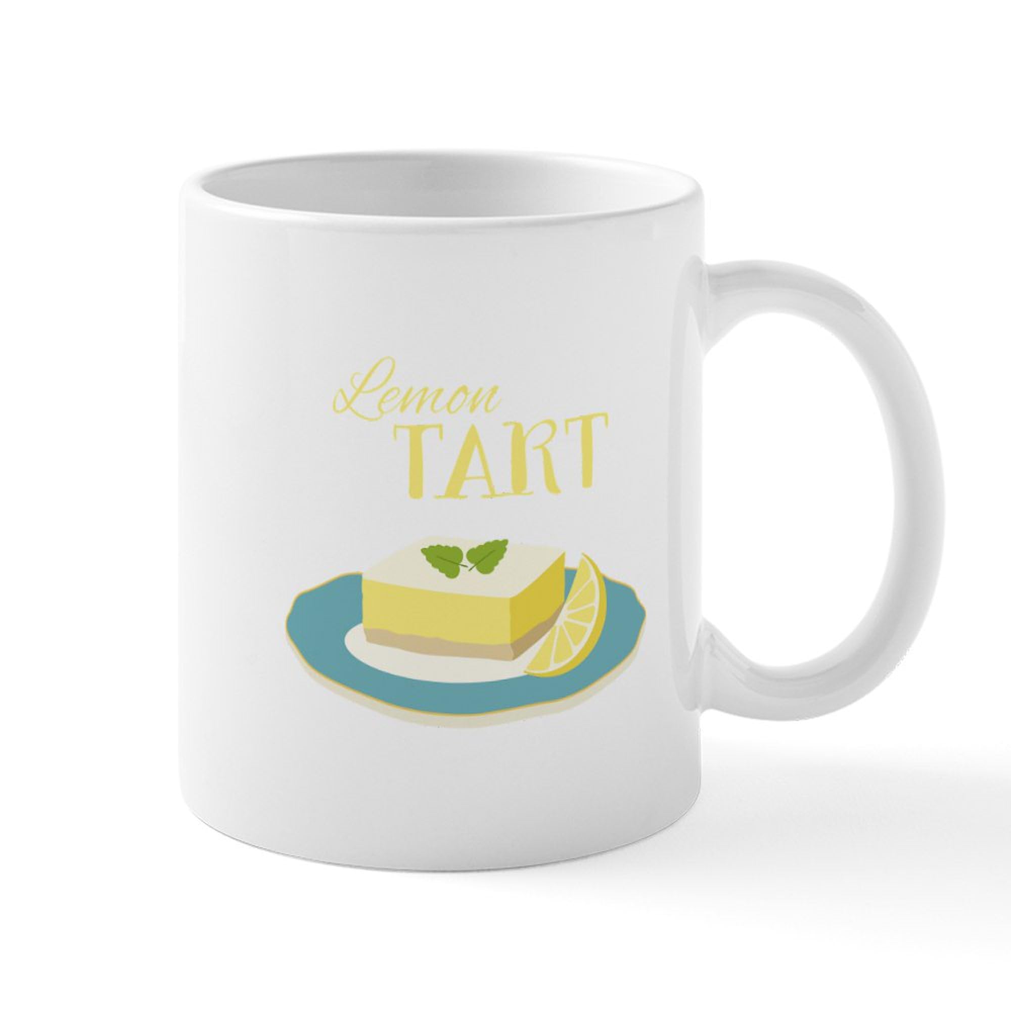 CafePress Lemon Tart Mugs 11 oz (325 ml) Ceramic Coffee Mug