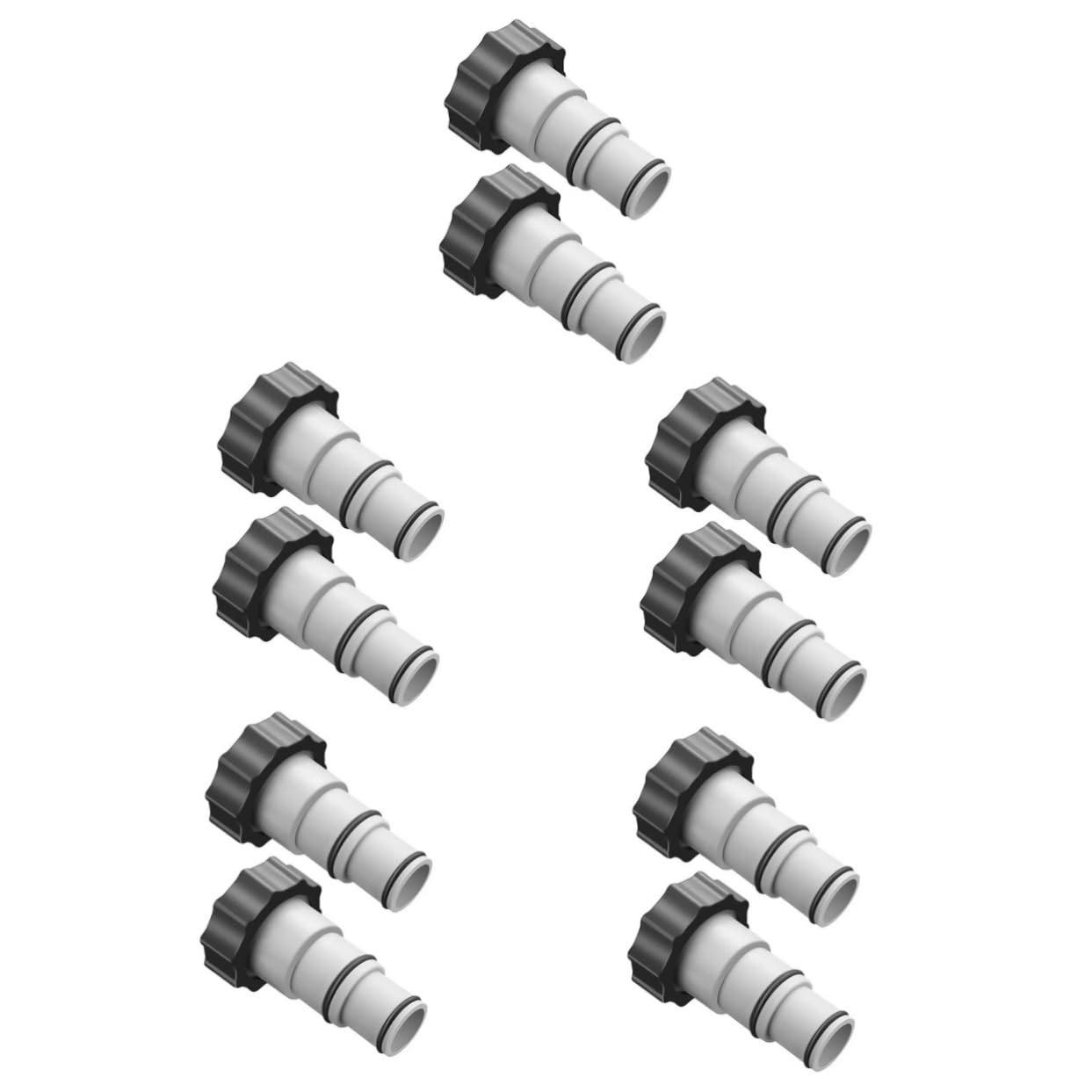 Mipcase 5 Zestawów Adapter Pompy Filtrującej Baseny Adapter Pompy Basen Pływacki Adapter Pompy Części Do Basenów Wymiana Adaptera Pompy Adapter Pompy Do Basenu Wymiana Pompy 2 szt*5