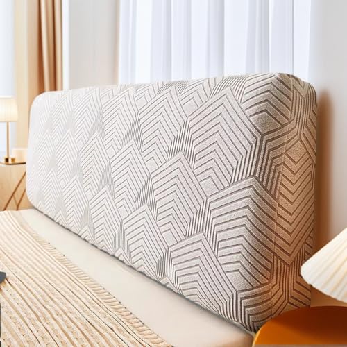 Funda elástica para cabecero de cama para protección contra el polvo y comodidad