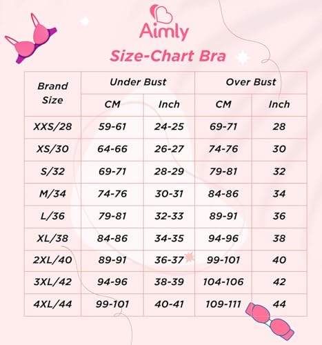 Image of Aimly Women's Cotton Non-Padded Non-Wired Solid Multicolor Bra Combo Pack of 6