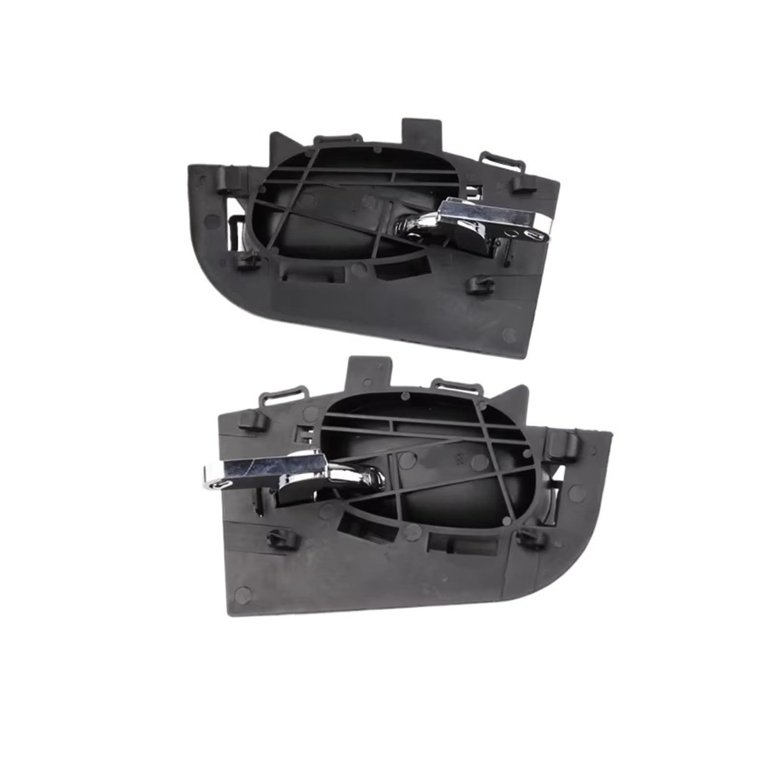 Ksjosji One Color Interior Door Grab Handle 1 Pair Of Chrome Inside Interior Door Handle Black For Peugeot 206 207 206Cc For Citroen For C2 Interior Door Handle Replacement