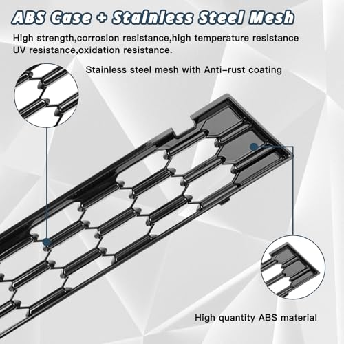 Image of Ruiya 2026 CX5 Front Grill Mesh Inserts Trims for 2026 Mazda CX-5 Accessories ABS Material Front Grille Guard Compatible with 2026 Mazda CX 5(Lower Grill Mesh)