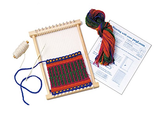 Harrisville Designs Friendly Loom Peg Loom Hardwood, Weaving Crafts For Kids Age 6 And Up #TOP3