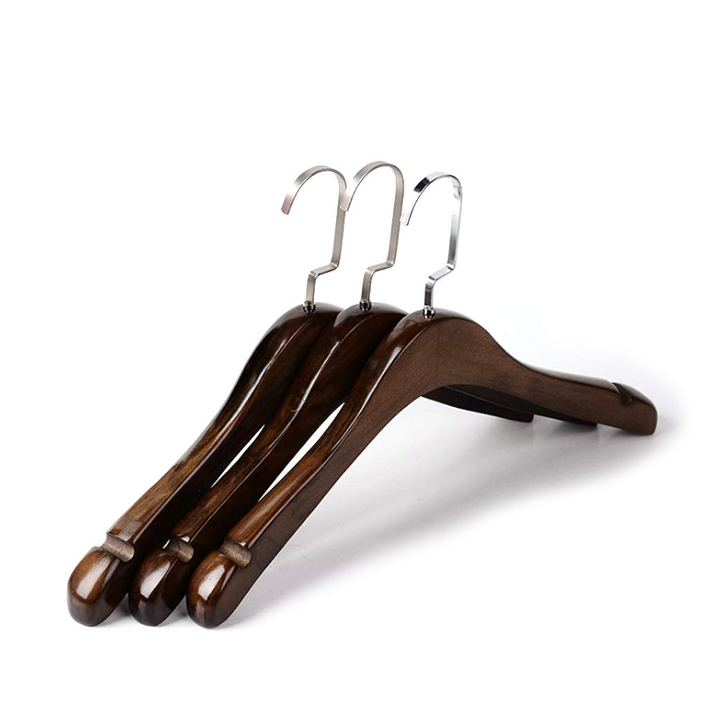 HCZKIUJY Solid Wood Hanger Anti-slip Clothing Wooden Hanger Clothes Hangers Coat Hangers Hanger Coat Hangers