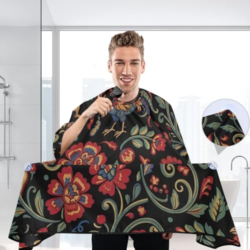 Capa de Barbería Impermeable para Hombre con Cierre Ajustable miniatura 6