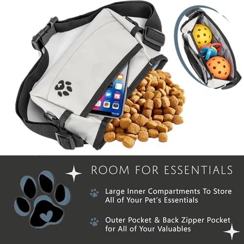 Dog-Treat-Pouches-for-Pet-Training-Custom-Design-Dog-Treat-Bag-for-Dog-Training-Behavior-Aids-Fanny-Pack-for-Dog-Walking-Bag-Puppy-Training-Treat-Pouch-Snacks-Bag-Pouch-Grey - Cucciolini Doodles   Dog-Treat-Pouches-for-Pet-Training-Custom-Design-Dog-Treat-Bag-for-Dog-Training-Behavior-Aids-Fanny-Pack-for-Dog-Walking-Bag-Puppy-Training-Treat-Pouch-Snacks-Bag-Pouch-Grey
