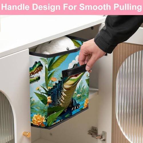 Boîte de rangement pliable crocodile panier d'organisation enfant - 6