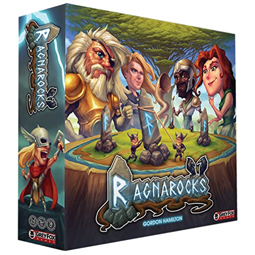 Grey Fox Games Ragnarocks | Abstract Strategy Game | Take on The Role of a Viking | 2-6 Player | 20 Minutes