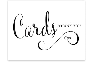 Classy 8.5" x 11" Signature Card Sign for Wedding Celebrations