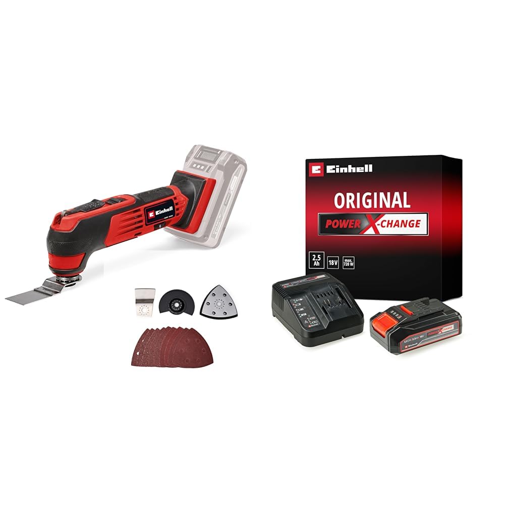 Outil multifonctions 18V Einhell TE-MG 18/1 ponceuse scie sans fil batterie