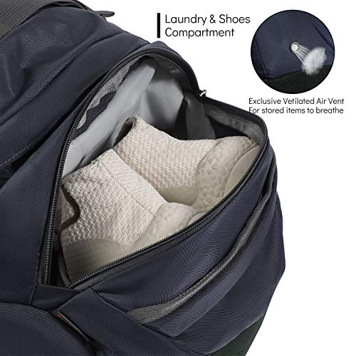 AIONE Travel Duffel Bag,Water-Resistant Gym Sports Backpack 4-Way Large Weekender Bag Unisex Overnight Tote Carry-on Luggage with Shoe Compartment42L/55L/65L