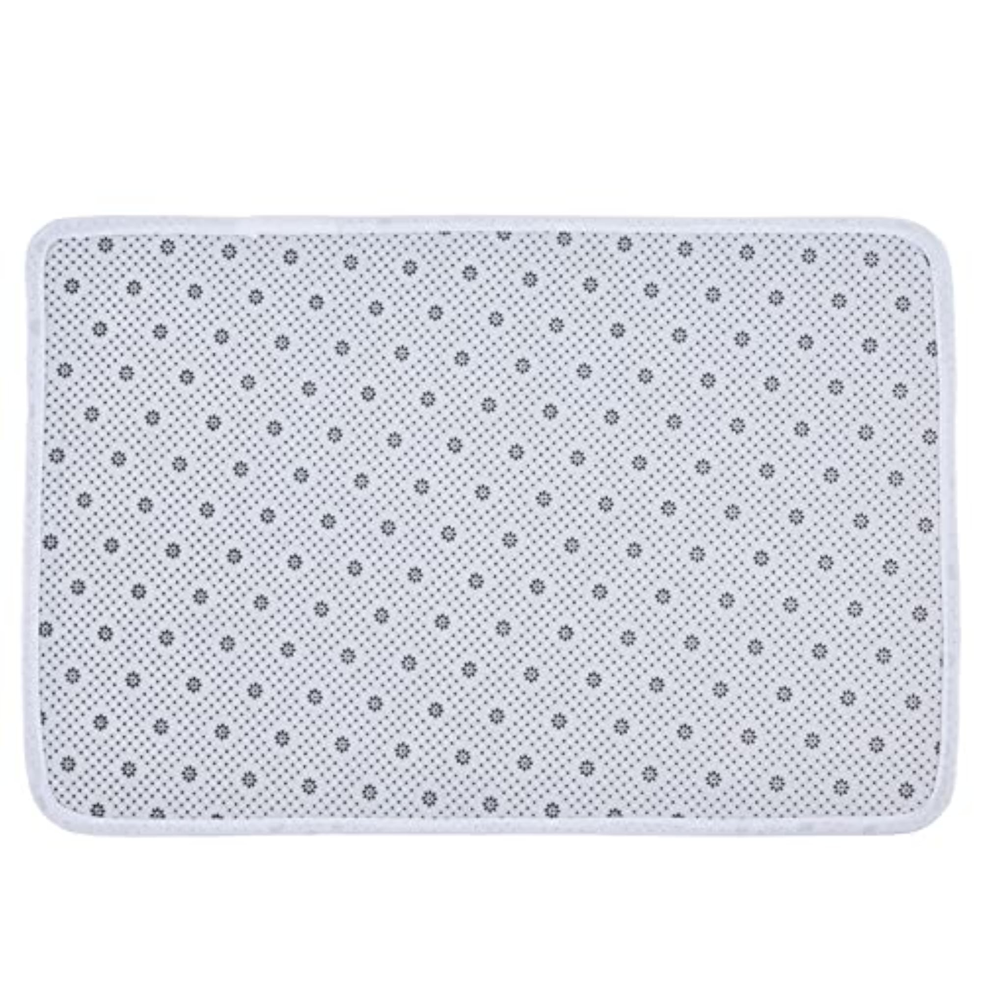 Flannel Carpet, Beautifully Designed Water Absorbing Bathroom Floor Mat