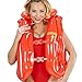 Produktbild NET TOYS Aufblasbare Deko-Schwimmweste Baywatch Rettungsweste Immitat Kostümzubehör