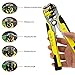 E-More Self-Adjusting Wire Stripper, 8-Inch Automatic Electric Cable Wire Stripping Cutter and Crimping Pliers Tool 10-24 AWG (Yellow)