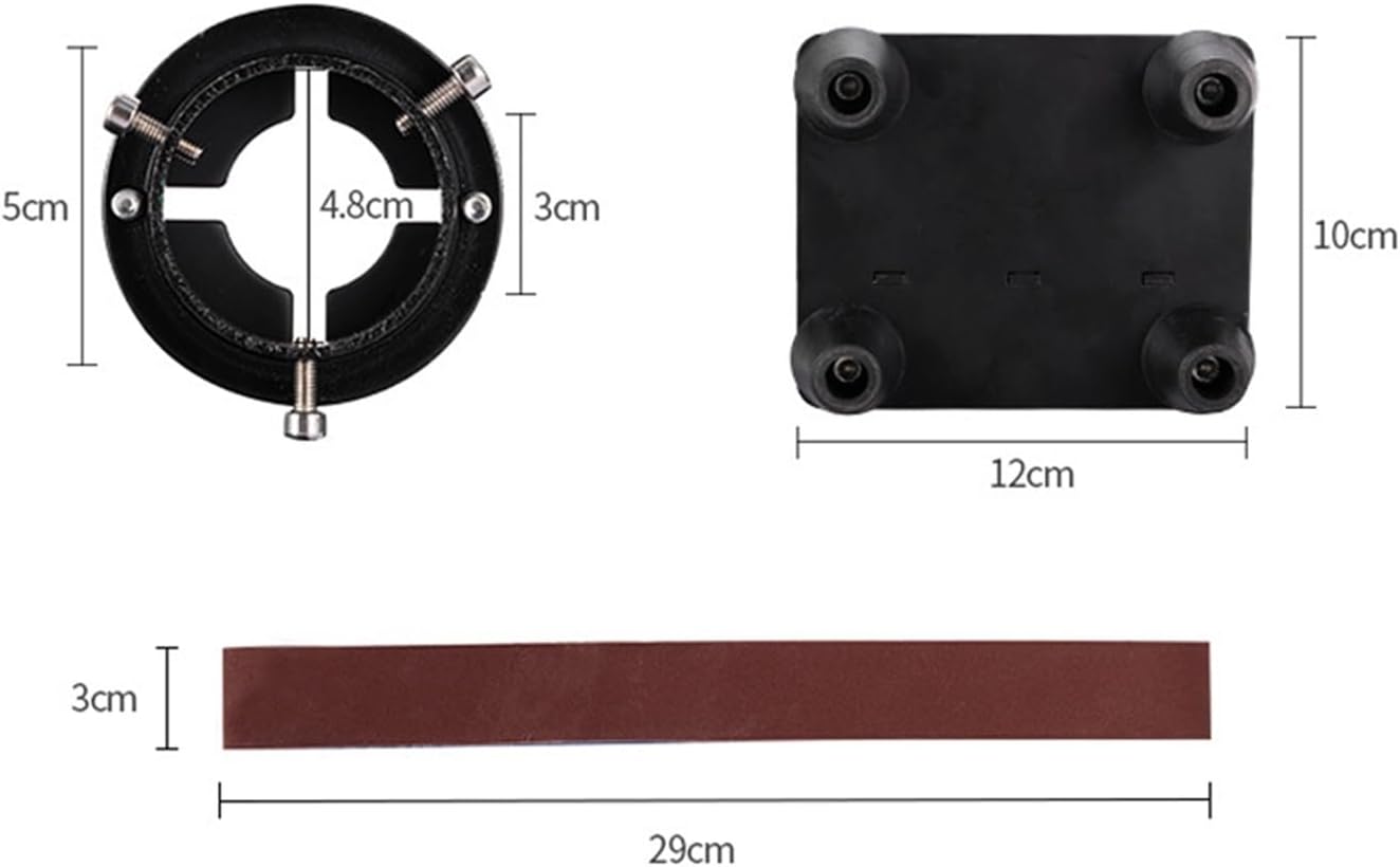 Sander, Polisher M10 M14 Angle Grinder Sanding Belt Grinding Polishing Machine Angle Grinder Sanding Adapter Iron Belt Sander Adapter(M10)
