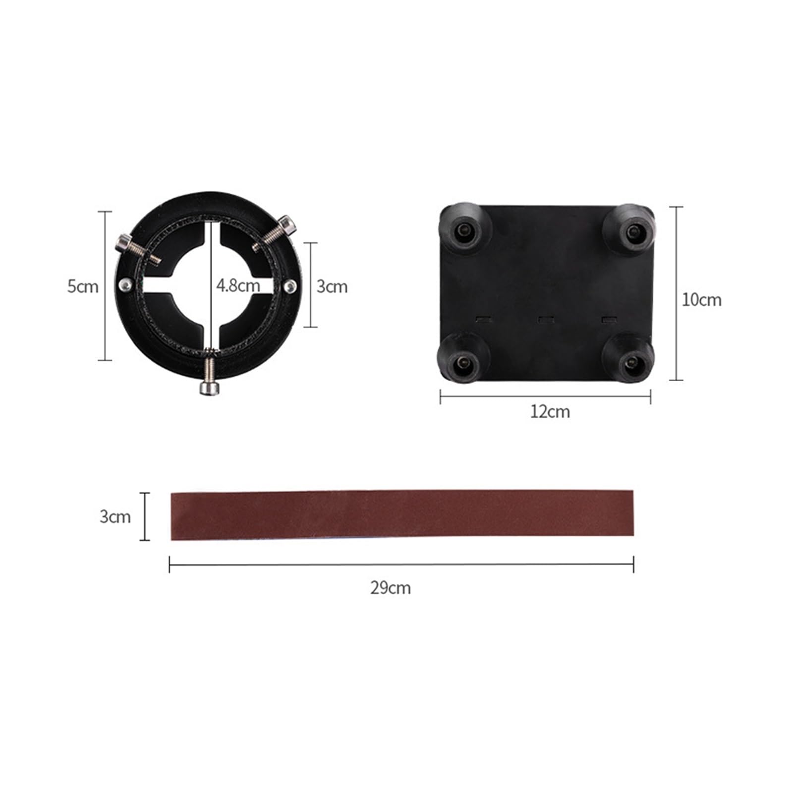 Amoladora angular M10 M14, lijadora de banda, máquina pulidora, amoladora angular, adaptador de lijado, adaptador de lijadora de banda de hierro - Velocidad ajustable(M10)