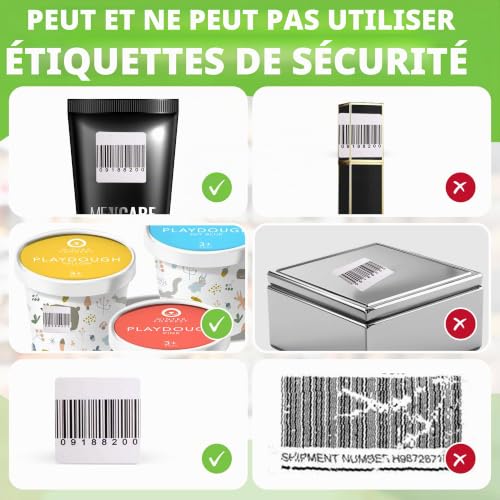 Étiquettes EAS RF 8,2MHz ShopControl anti-vol pour commerces - 4