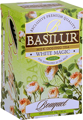 Chá Verde Oolong com Leite White Magic Basilur 30g