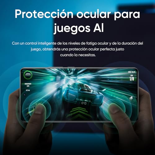 realme GT 6T 5G Móvil, Smartphone 12GB+256GB, Snapdragon® 7+ Gen 3, 50MP Cámara Principal, Batería de 5500 mAh, Teléfono Móvil, 6,78 Pulgadas AMOLED Display, sin Adaptador, Verde Afeitadora - Imagen 6