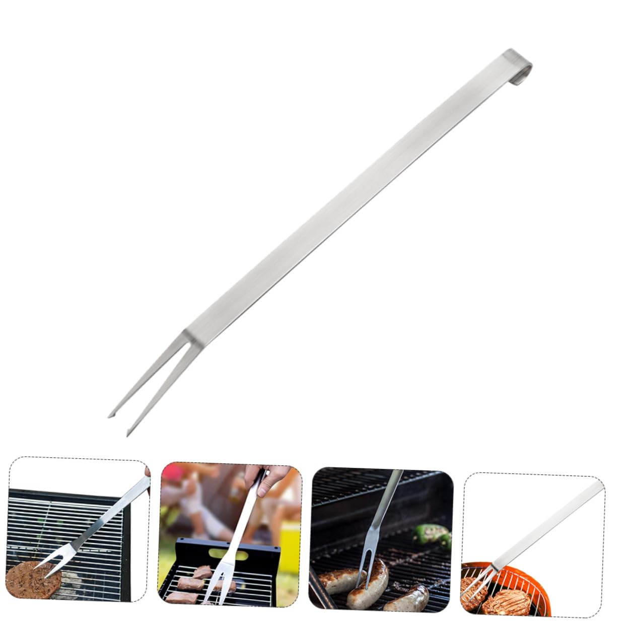 TOYANDONA 4pezzi Forchette Da Barbecue Inossidabile Utensili Pratici Per Grigliate Carne e Verdure Per Marshmallow e Salsicce