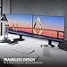 ViewSonic VA2447-MHJ 24 Inch Full HD 1080p Monitor with Advanced Ergonomics, FreeSync, 100Hz, Ultra-Thin Bezel, Eye Care, HDMI, VGA Inputs for Home and Office