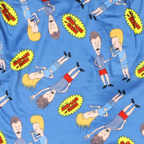 INTIMO MTV Beavis and Butt-Head Boxers Men's Allover Character Logo Design Adult Tight Fit Underwear3