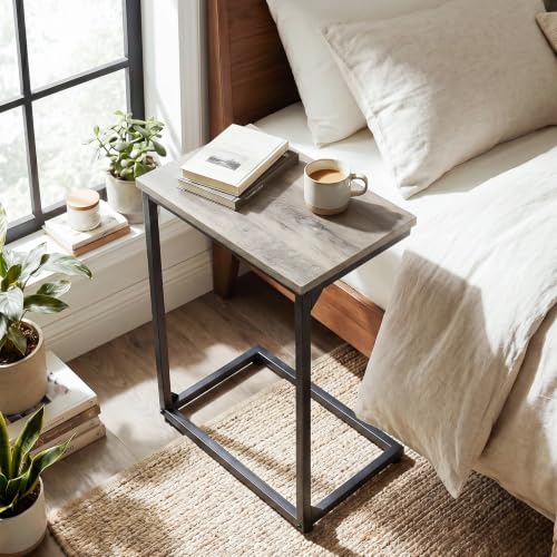 AMHANCIBLE Couch Side Table for Sofa, 26.37" Tall C Shaped End Table by AMHANCIBLE - Image 6