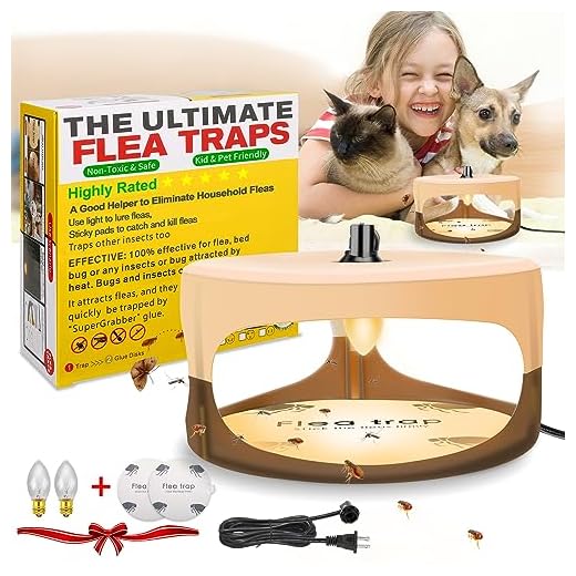 Upgraded Electronic Flea Trap for Home