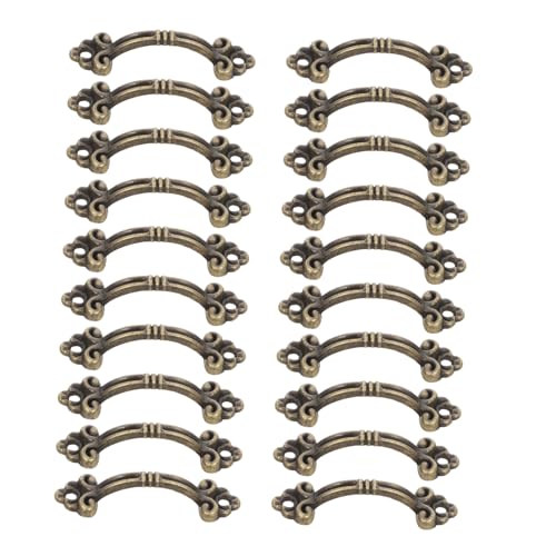 Toyvian ?古 亜合製ミニ引き出し取っ手 木製ボックス装飾に 耐久性と簡単取付け キャビネットクローゼット用ハンドル