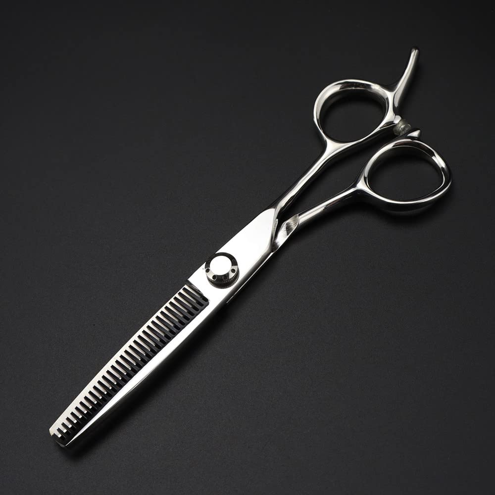 Gzslkscd Thinning Scissor Hair Cutting Scissors, 6Inch Professional 440C Steel Scissor Silver Hair Scissors Haircut Thinning Barber Tools Cutting Shears Hairdressing Scissors (Color : Cutting Scissor) (