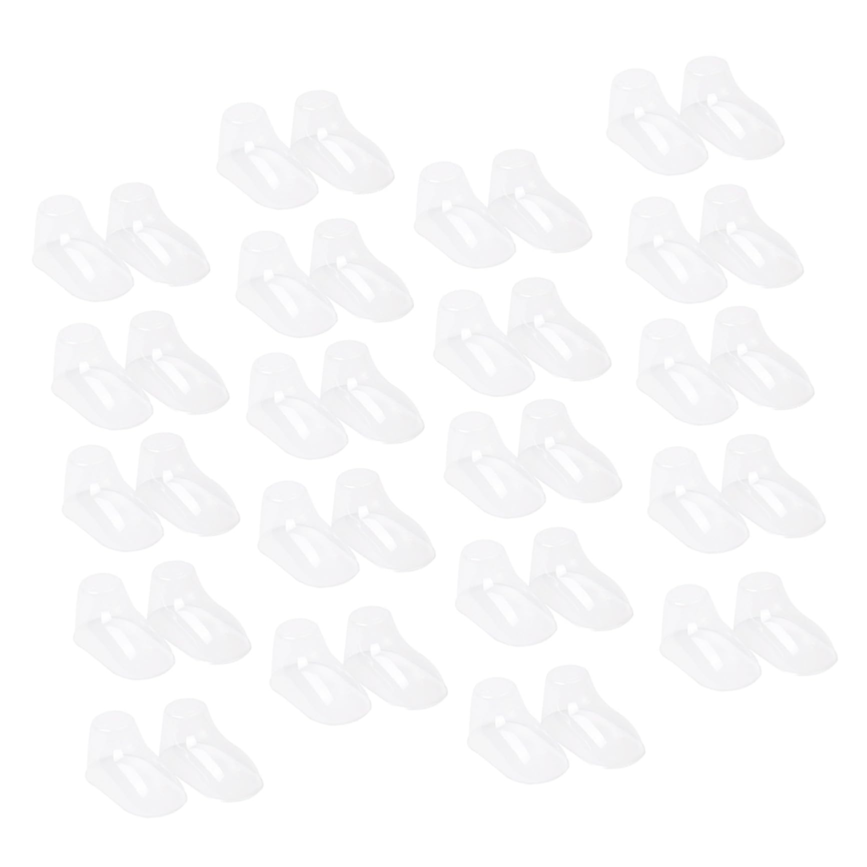 100 Moldes de Plástico Pvc para Zapatos de Ñiño y Niños, Soporte Transparente para Evitar Deformaciones y Arrugas, Adecuado para Exhibición y Almacenamiento