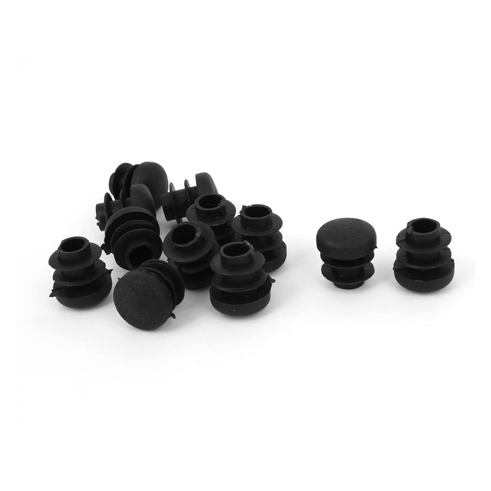 Regatones plásticos de 14 mm para sillas y mesas redondas OGRAFF, tapón interior de tubo, 12 pzs