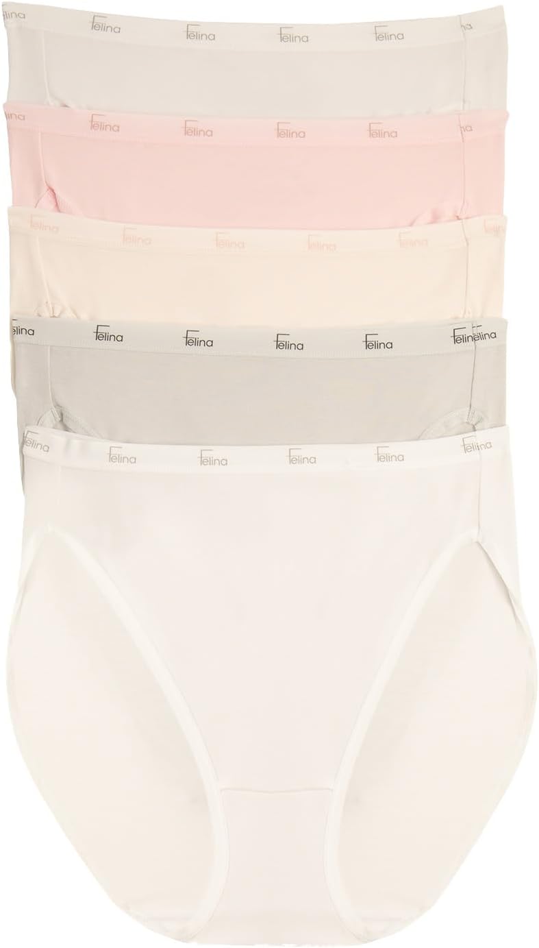 Felina Signature Cotton Hi-Cut 5-Pack