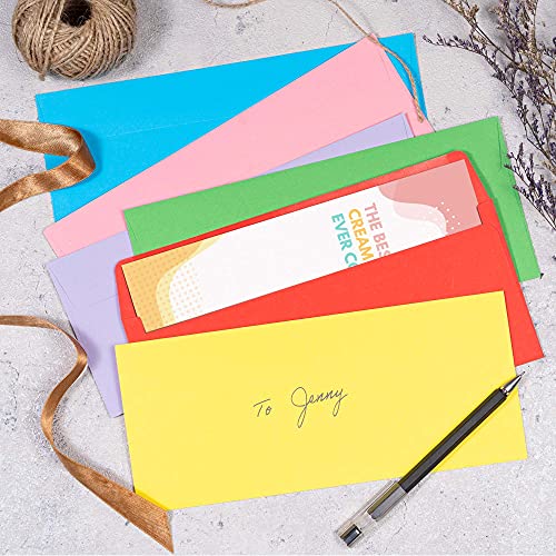 Colored-Envelopes-Letter-Size-36-Pack-10-Business-Envelopes-4-18-x-9-12-Inches-6-Colors
