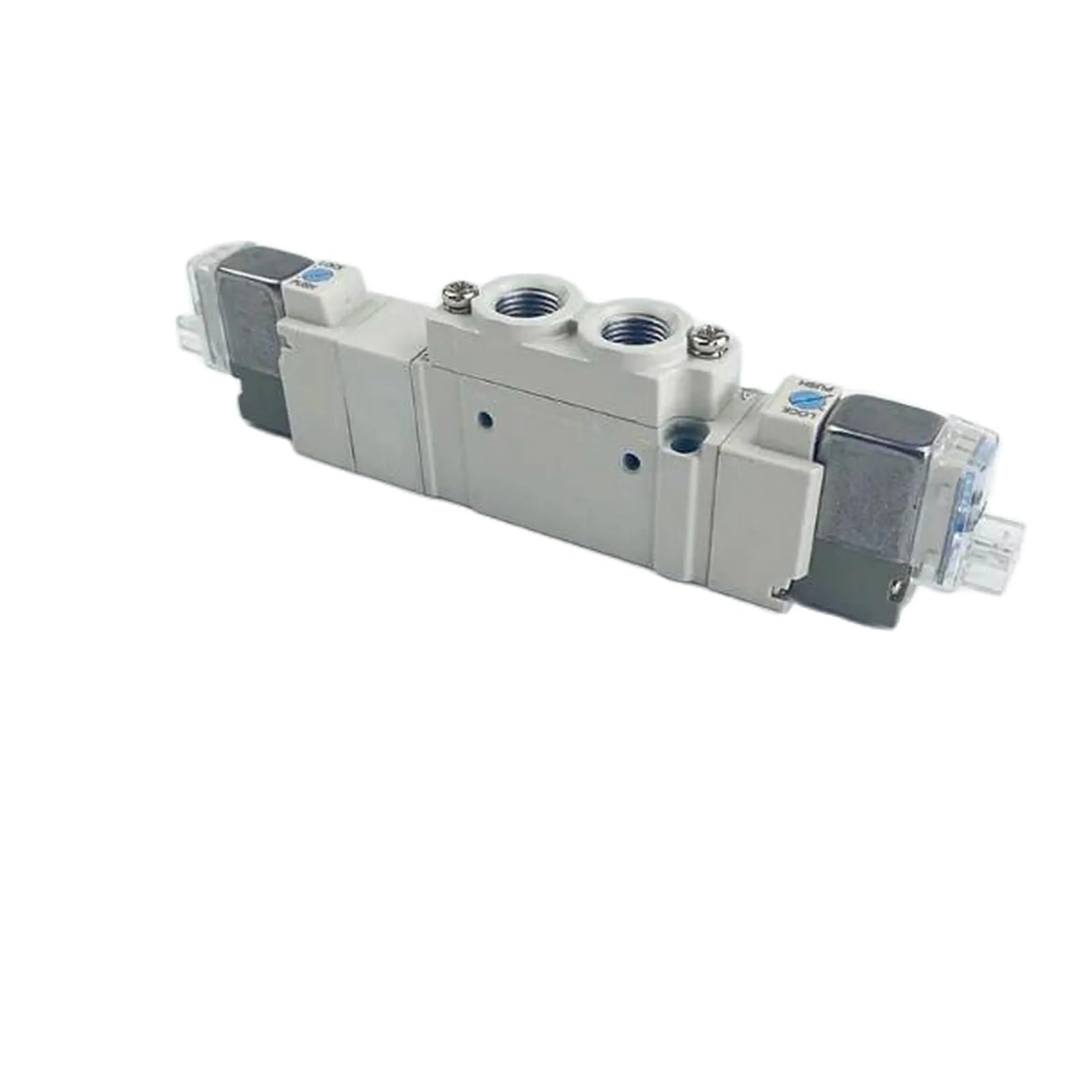 Électrovanne SY5320-5LZD-C6 à 3 positions centre fermé avec raccord pneumatique Ø6 12V