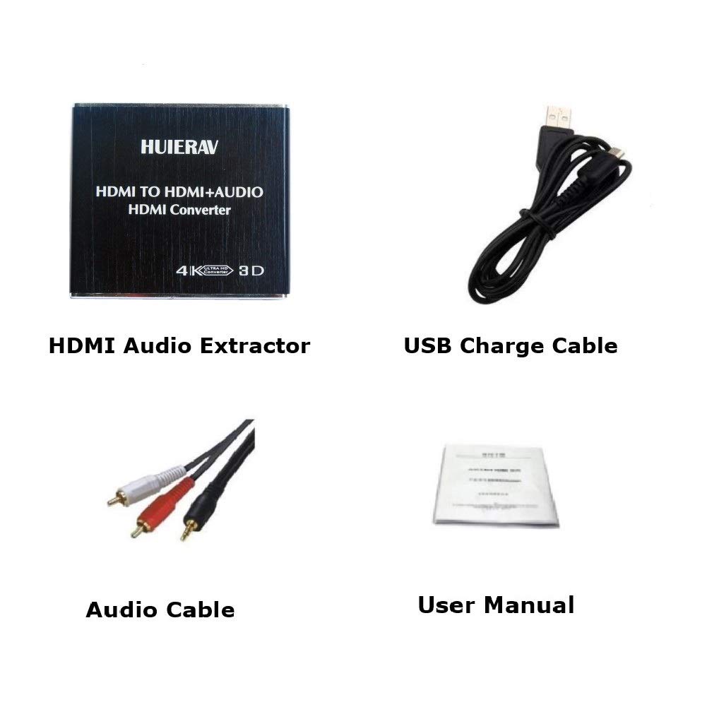 Extractor De Audio 4K HDMI 5,1, Divisor Compatible... – Grandado