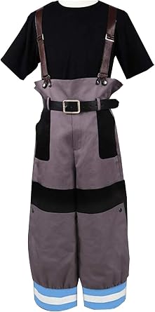 Poetic Walk Anime Costume Mens Cosplay Cloak Suit Overall Halloween Belt Uniform