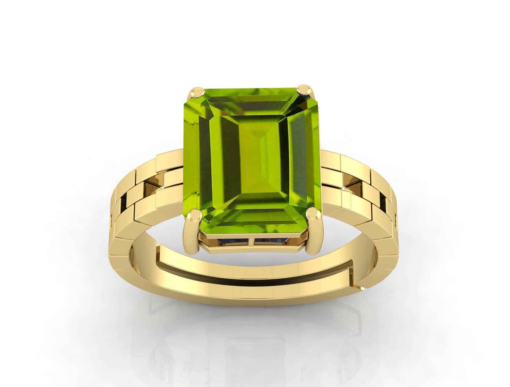 TODANI JEMS 14.25 Ratti 13.70 Carat Certified Natural Green Peridot Gemstone Adjustable Ring/Anguthi for Men and Women (B09PH5LSK2) Amazon Price History, Amazon Price Tracker